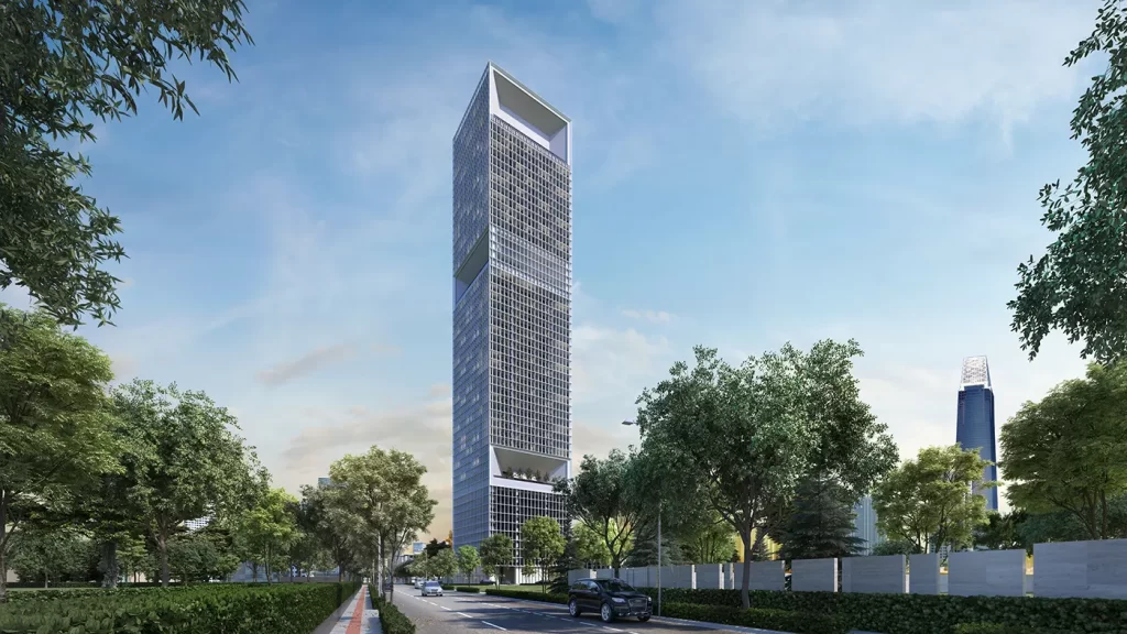 会所泳池与都会度假氛围